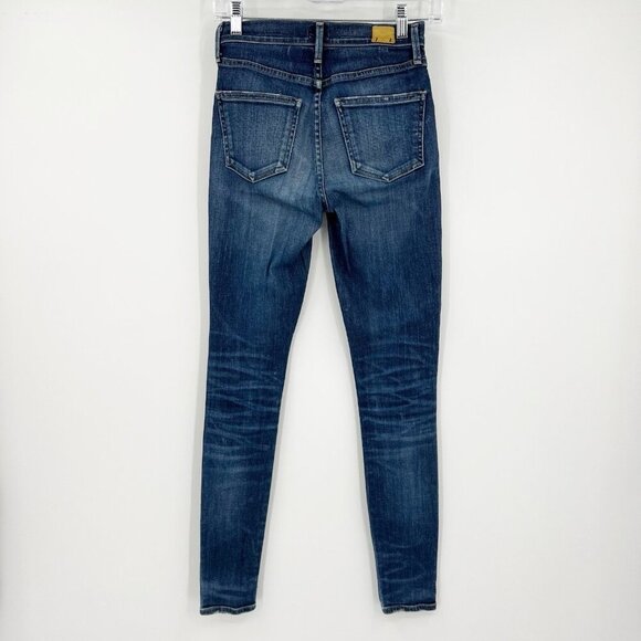 COH Citizens of Humanity Mid Rise Distressed Stretch Skinny Jeans Size 24 - Picture 5 of 8